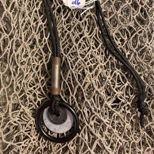 Post apocalyptic style industrial hardware necklace